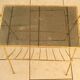 Vintage 60s End Table Magazine Rack Matégot Style