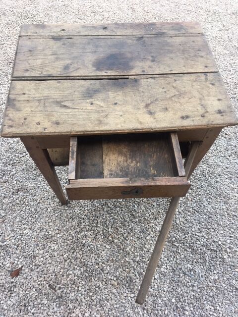 Table ancienne meuble de métier rare ferme originale appoint antic