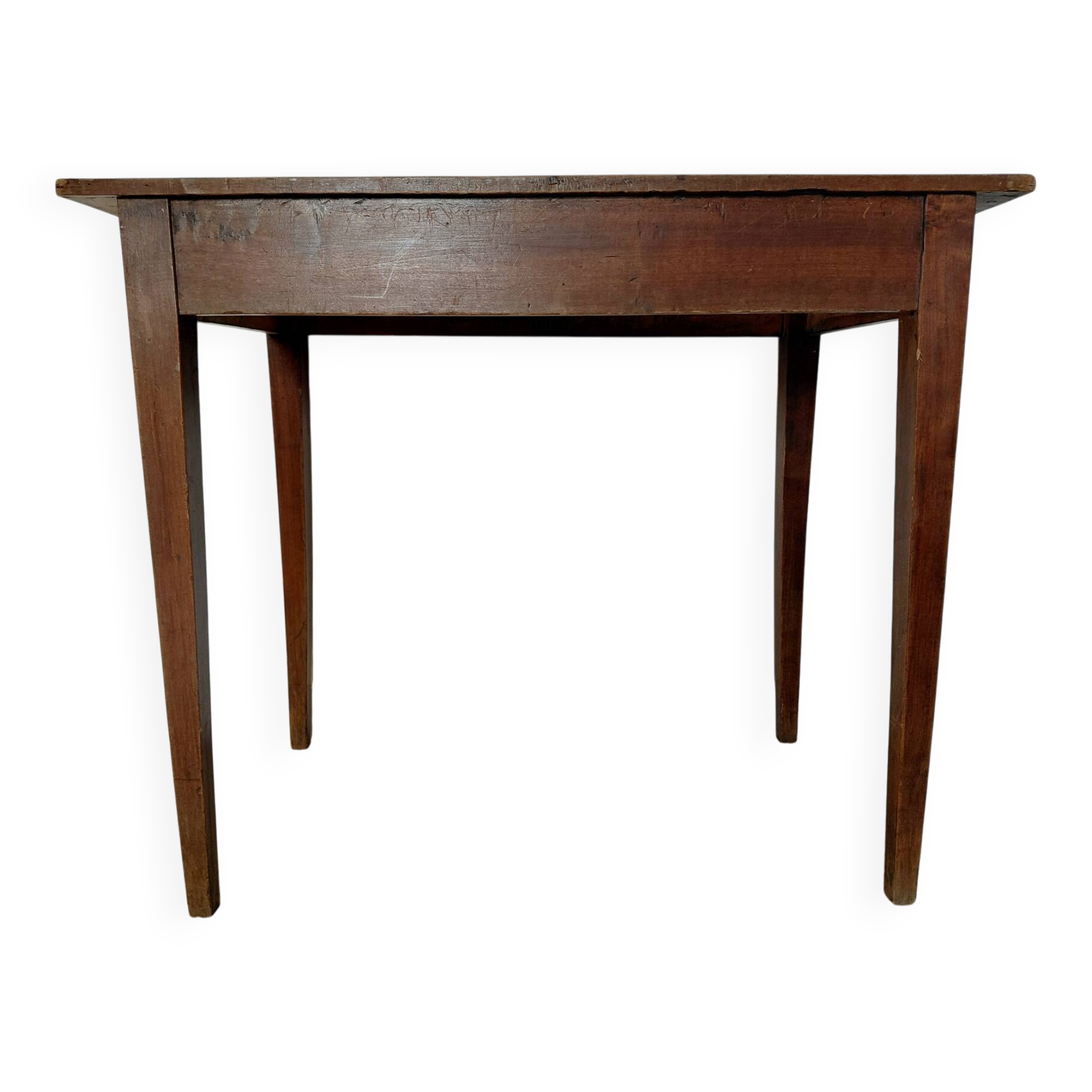 Compact desk in vintage cherry wood