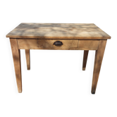 table en bois bistrot, vintage, campagne, bohème