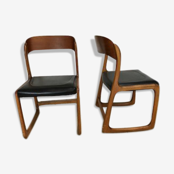 Pair of chairs Baumann vintage