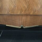 Vintage display cabinet in rosewood veneer 1950/1960