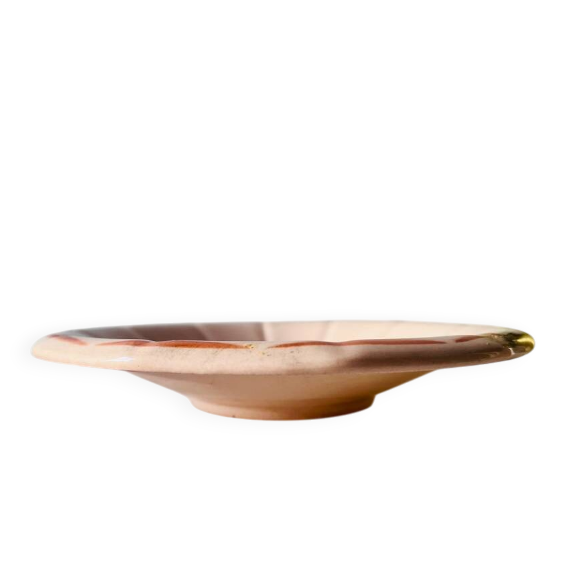 Old hollow dish Digoin Sarreguemines