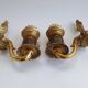 Paire d'appliques murales en bronze style Empire anciennes
