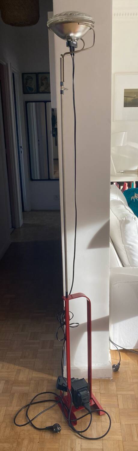 Lampadaire Toio Flos - rouge - première édition