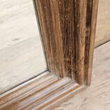 Burmese teak mirror