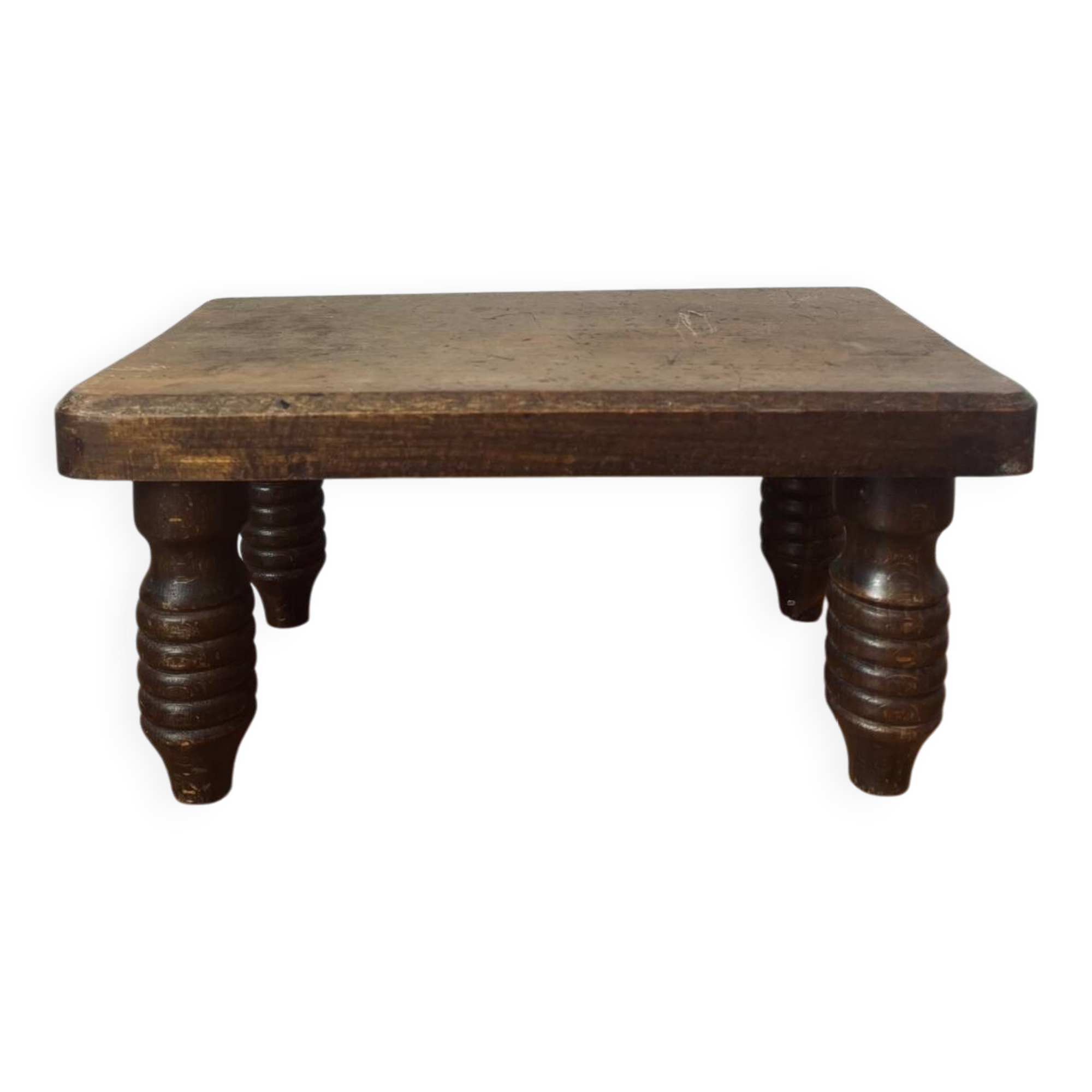 Low stool in old wood