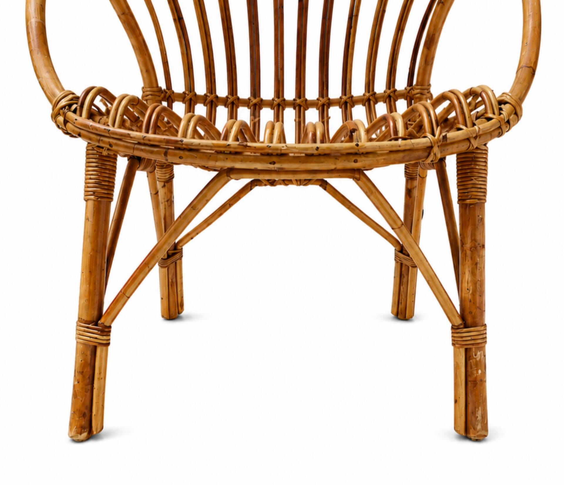 Vintage rattan armchair