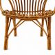 Vintage rattan armchair