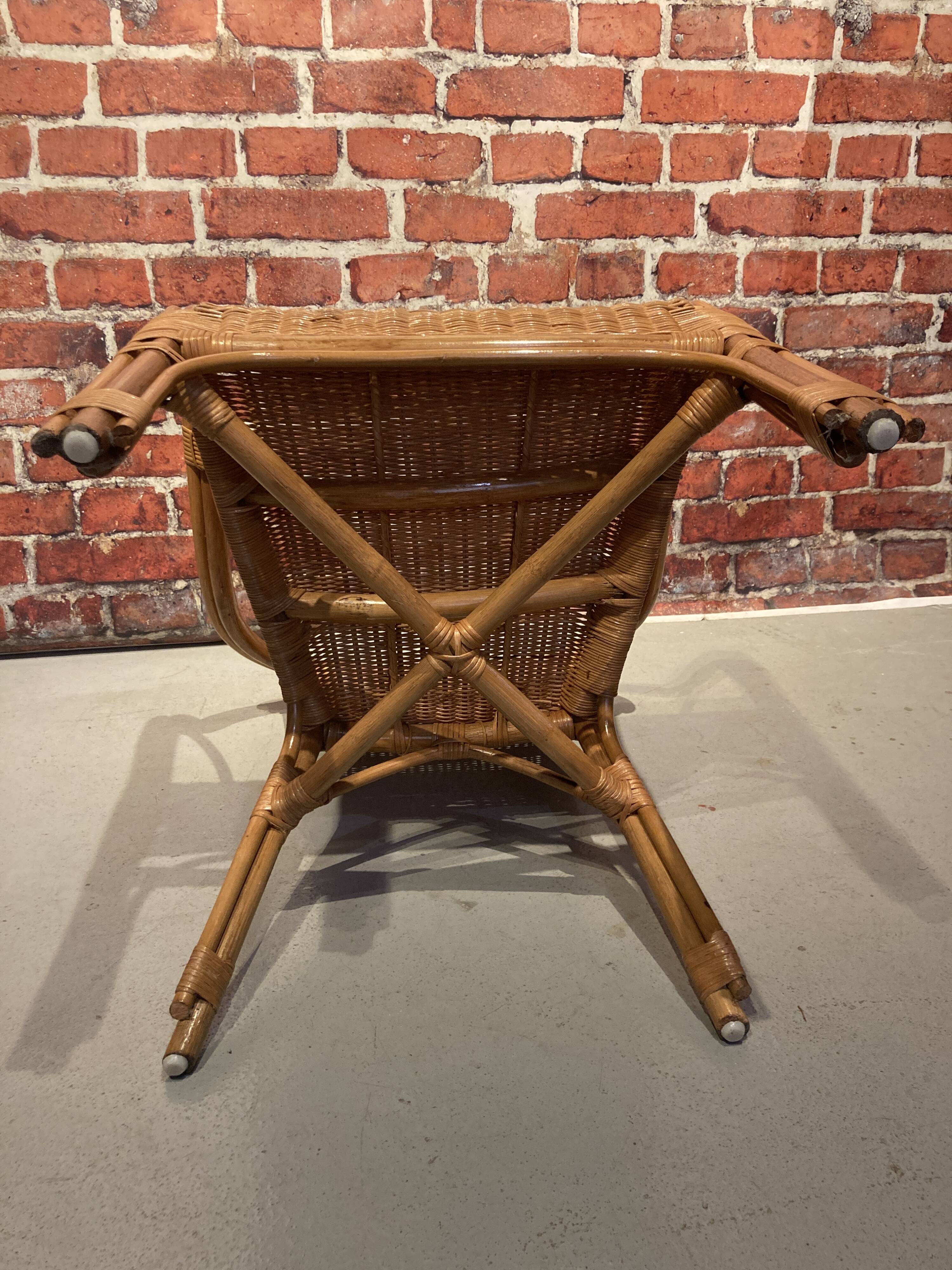 Rattan garden furniture