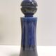 Set of Three Postmodern Blue and Yellow Glazed Vase and Bottles by Parravicini