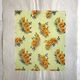 Original gouache on paper from Editions JEHLEM, floral decoration (yellow), twentieth century, Paris