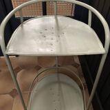 Coiffeuse, chevet en métal, années 50