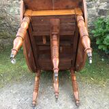 Old oval table Louis Philippe with 6 feet