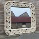 Mirror in travertine from italy