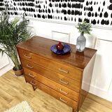 Vintage chest of drawers bobbin feet