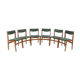 1960s Set of Six Teak Dining Chairs, Denmark