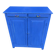 Commode bois peint bleu Majorelle