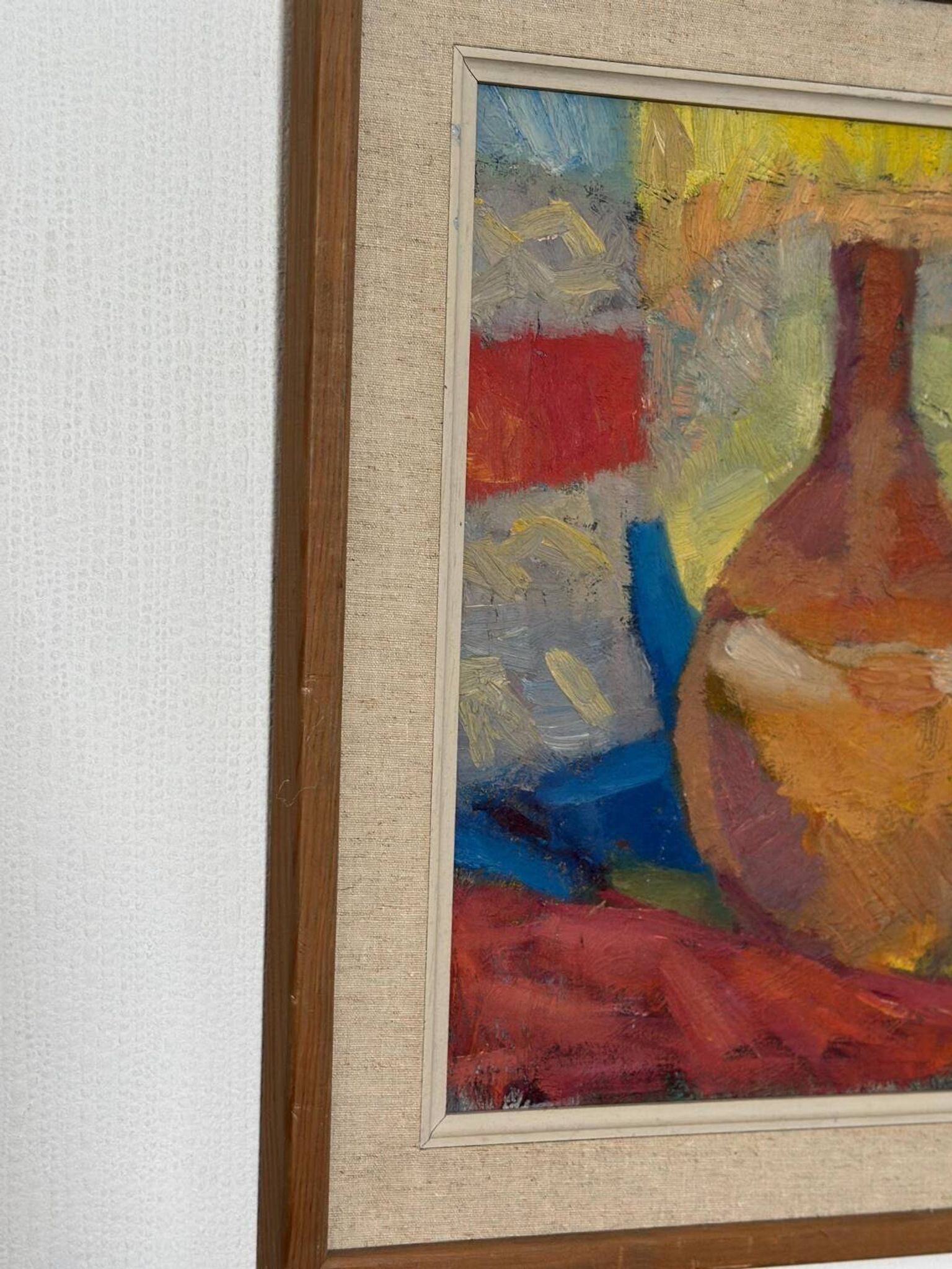 Swedish Oil on Canvas – “Vase”  by Britta Ringvall