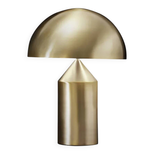 Lampe Atollo dorée par Vico Magistretti