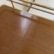 Vintage vinyl bedside side table