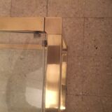 Table basse cube laiton