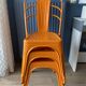 3 chairs and 1 Tolix armchair