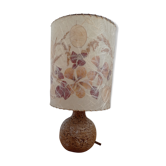 Lampe boule en grès La Borne circa 1970