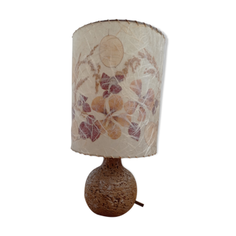 1970s La Borne sandstone ball lamp