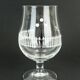 Set of 6 mid century cocktail glasses with beautiful decor 1950s 1960s glasses