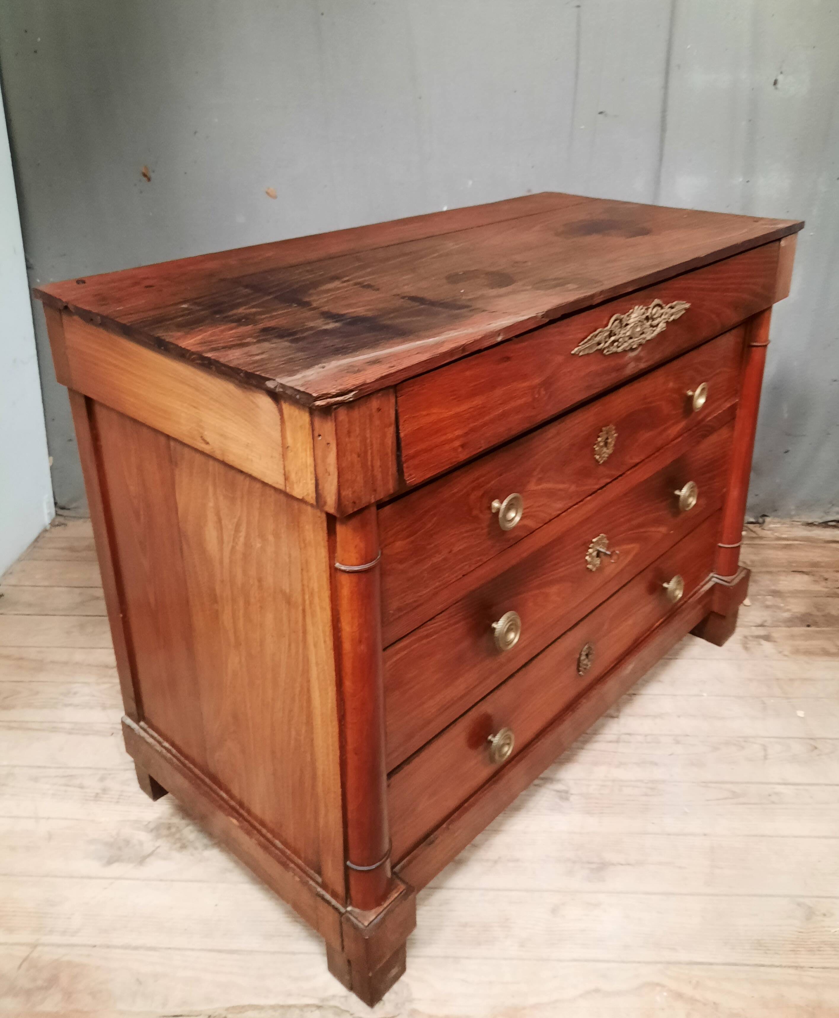 Commode empire en acacias