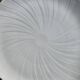 6 dessert plates in Godronnée porcelain from Limoges Bernardaud