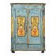Painted Folk Art Bridal Cabinet