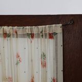 Armoire haute Art Déco française avec porte vitrée et compartiment caché, vers 1910
