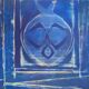 Max ernst: composition with a blue vase - original stencil
