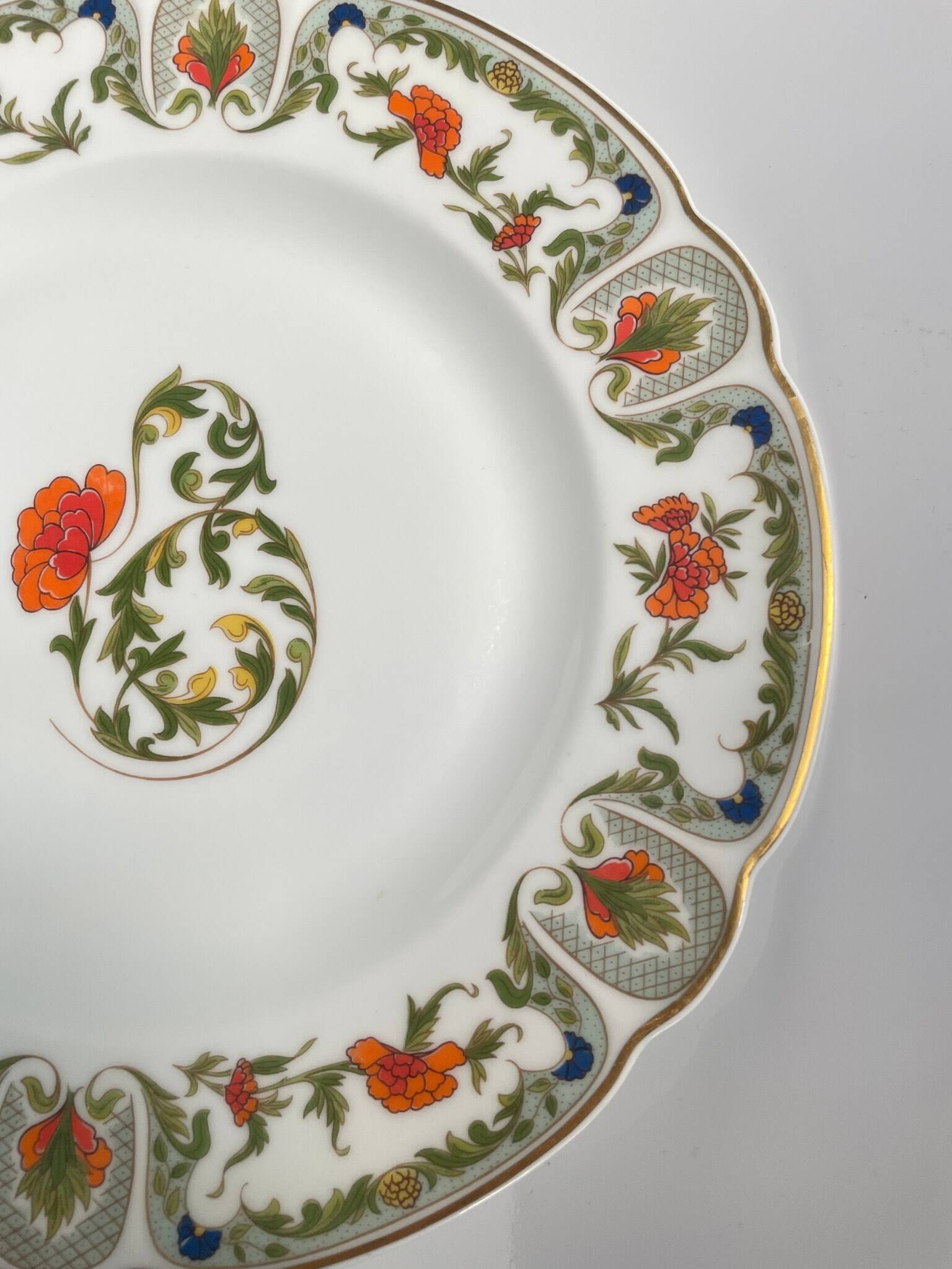 Porcelain Dinner Plate - Mozart "Shantung" Pattern Haviland