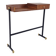 Table console / coiffeuse italienne du milieu du siècle avec des éléments en laiton, années 1950.