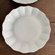 Set of 4 white porcelain deep plates – Giraud Limoges – 21.5