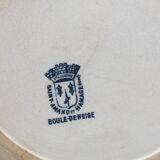 7 flat plates in Terre de Fer St Amand model Boule de Neige