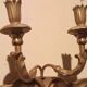 Paire de appliques murales antiques en bois doré du 19ème siècle.