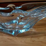 Crystal plate/sculpture "Cristallerie Lorraine" from the 60s/70s.