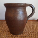 Pitcher jug in glazed sandstone France around 1900
