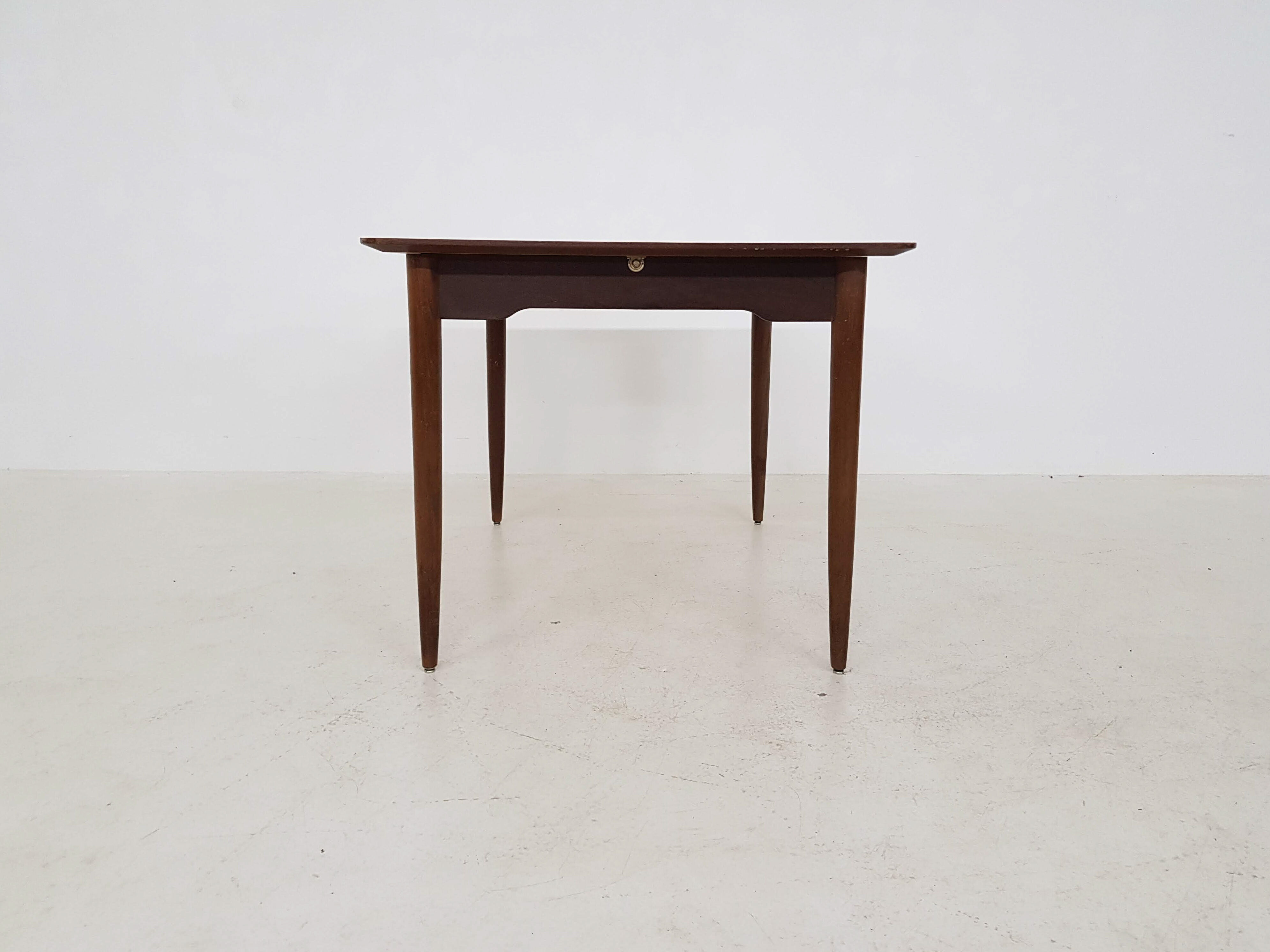 Danish design teak extendable dining table 1960’s