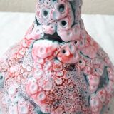 Fat lava pink vase