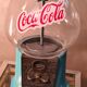 Candy, chewing gum, peanut glass and metal dispenser color 2 shades of turquoise 28x20