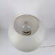 Space Age Lamp Erco in Opaline Glass and Brushed Metal, Germany 1974