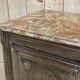 18th-century oak enfilade with a marble-effect painted top.