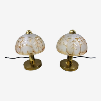 Lampes de table en verre Peill & Putzler 1960-70's