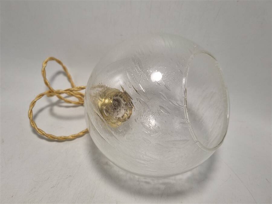 Bubble glass pendant light