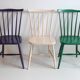 Three spindle back SH41 chairs by Yngve Ekström for Pastoe, 1960s